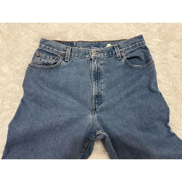 Vintage Levis 550 Jeans Womens Relaxed Fit Tapered Stonewash Y2K Sz 14 30x31 - Picture 5 of 10